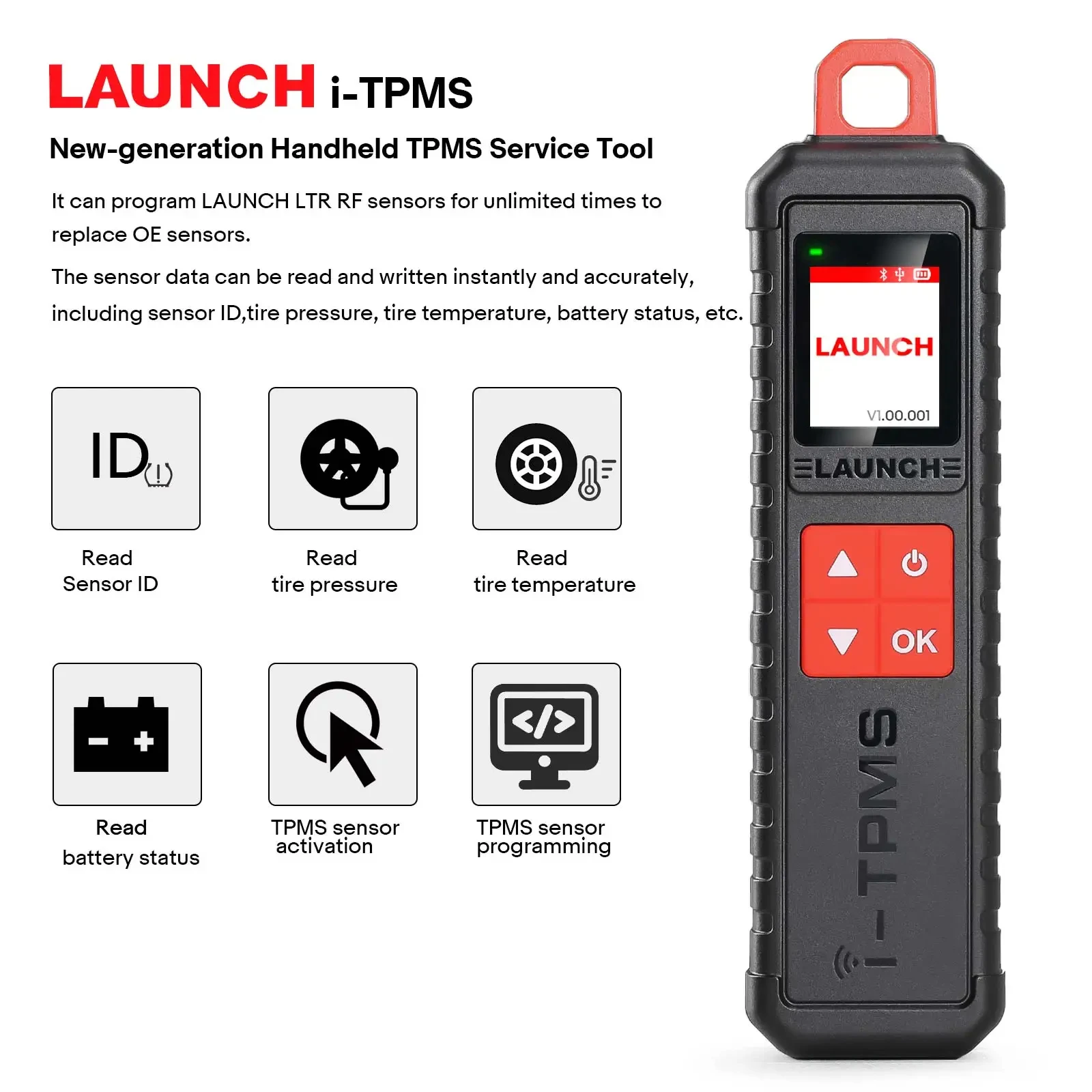 Запуск i-TPMS Детектор давления в шинах Модернизированный TSGUN с радиочастотным