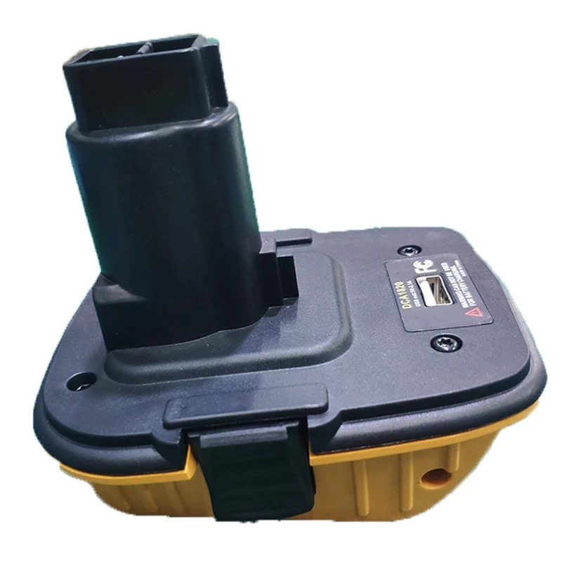 

20V Battery Adapter DCA1820 For Dewalt 18V Tools Convert To 20V Lithium Battery For DC9096 DE9098 DE9096 With USB Port
