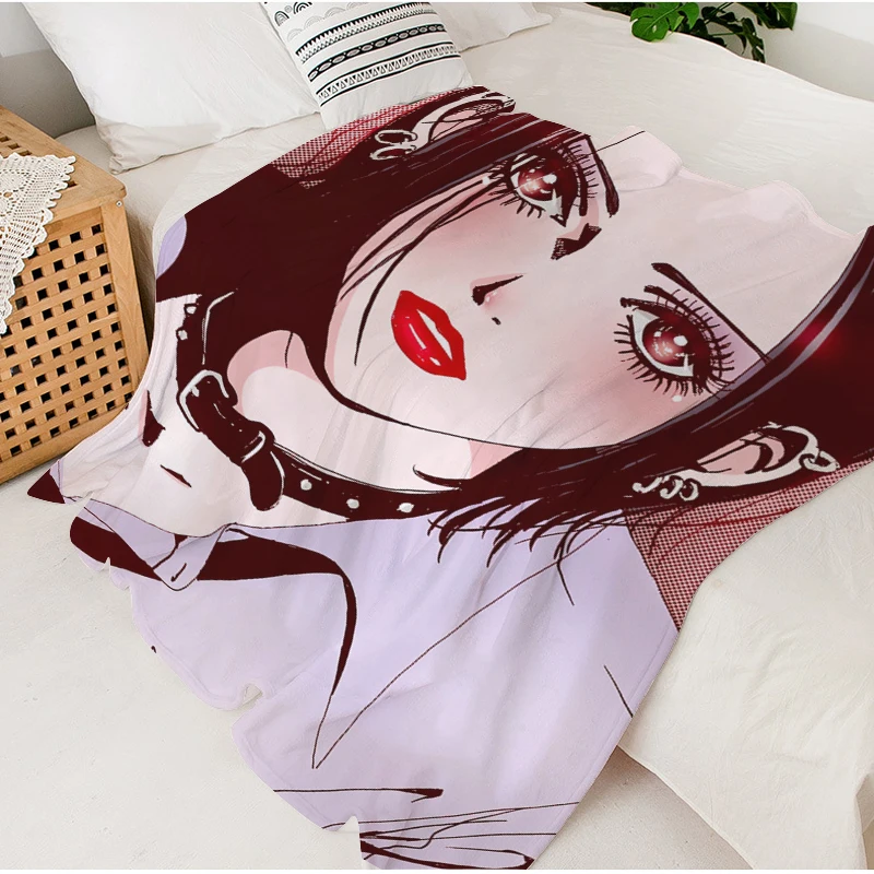 Одеяла для дивана на зиму теплые наколенники в стиле аниме флисовые пушистые