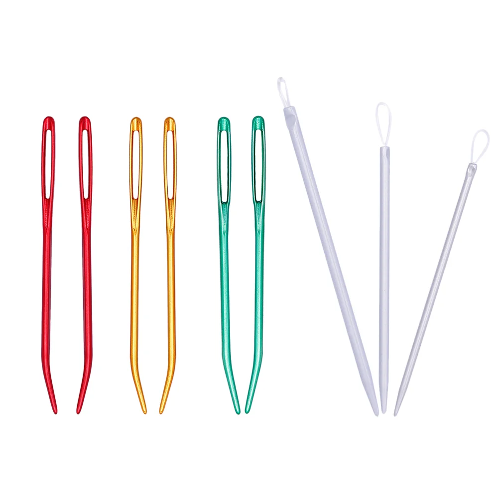 

Sewing Eye Needle Bent Large Tapestryyarn Weaving Threading Knitting Embroidery Tool Wool Tiphand Big Apparatus Blunt Darning