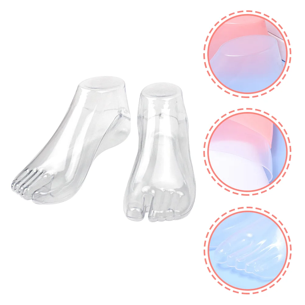 

5 Pairs Kids Shoes Support Models Feet Socks Display Stand Socks Holders