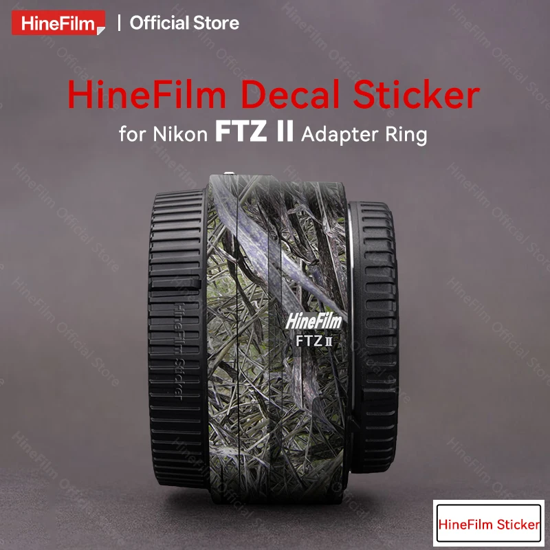 Фото Наклейка-скин Hinefilm для адаптера Nikon FTZ II, защитная пленка-обертка для FTZII №1