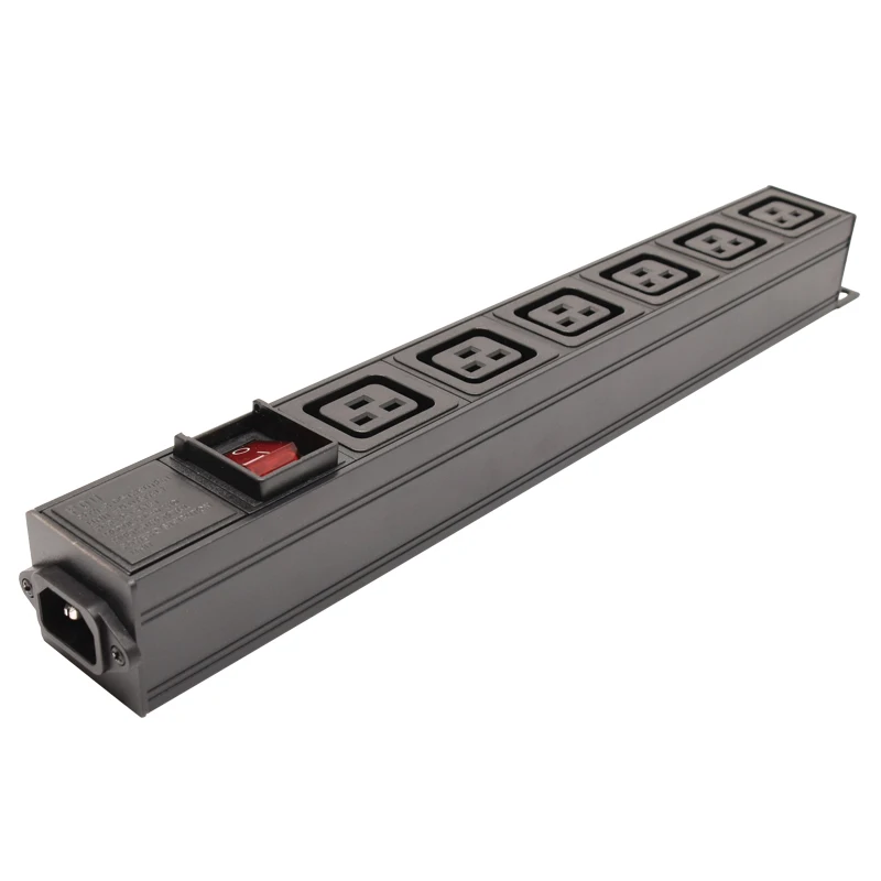 

Блок питания IEC PDU C19 розетка из алюминиевого сплава корпус удлинитель C14 AC кабельный разъём с переключателем
