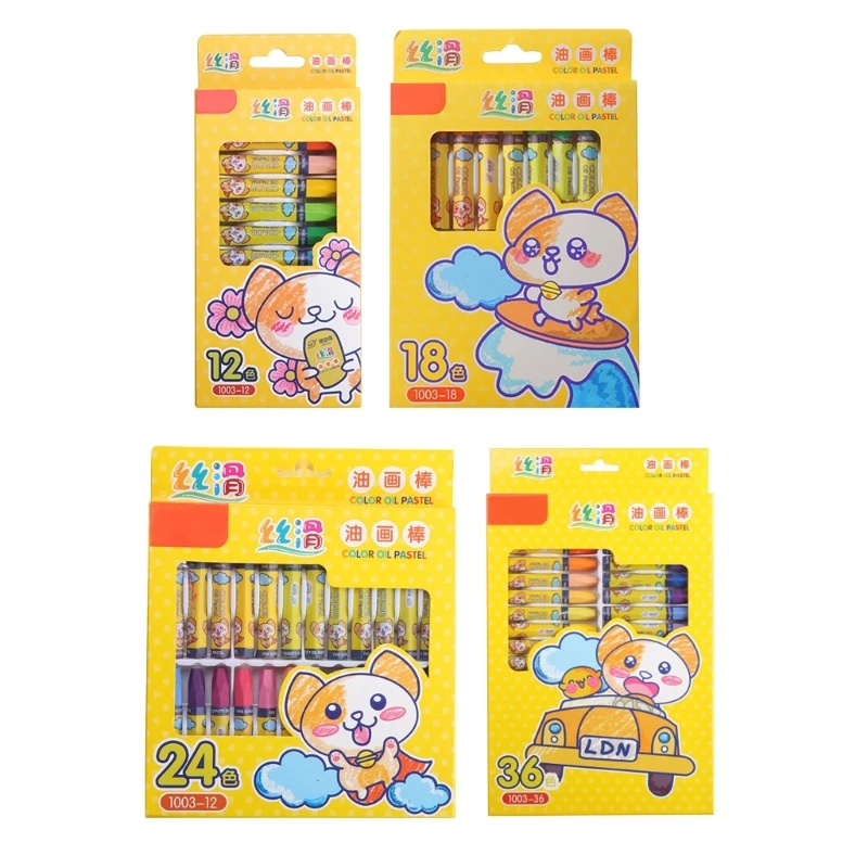 

Versatile Oil Pastels for Artists 12/18/24/36 Pack Coloring NonToxic