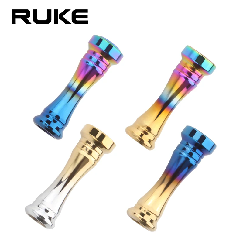 Ruke  Fishing Reel Handle Knob Titanium Alloy Materails Suit For Daiwa And Shimano Fishing Wtih 2pc Bearings Reel Accessory\