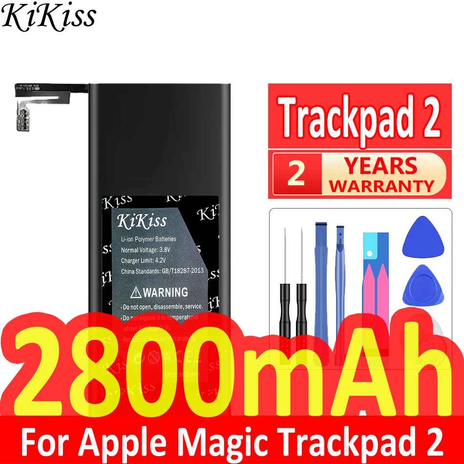 

KiKiss Battery For Apple Magic Trackpad 2 Trackpad2/iWatch Series 6 Series6/Watch S6 A2345 40mm/A1542 020-8446 Batteries