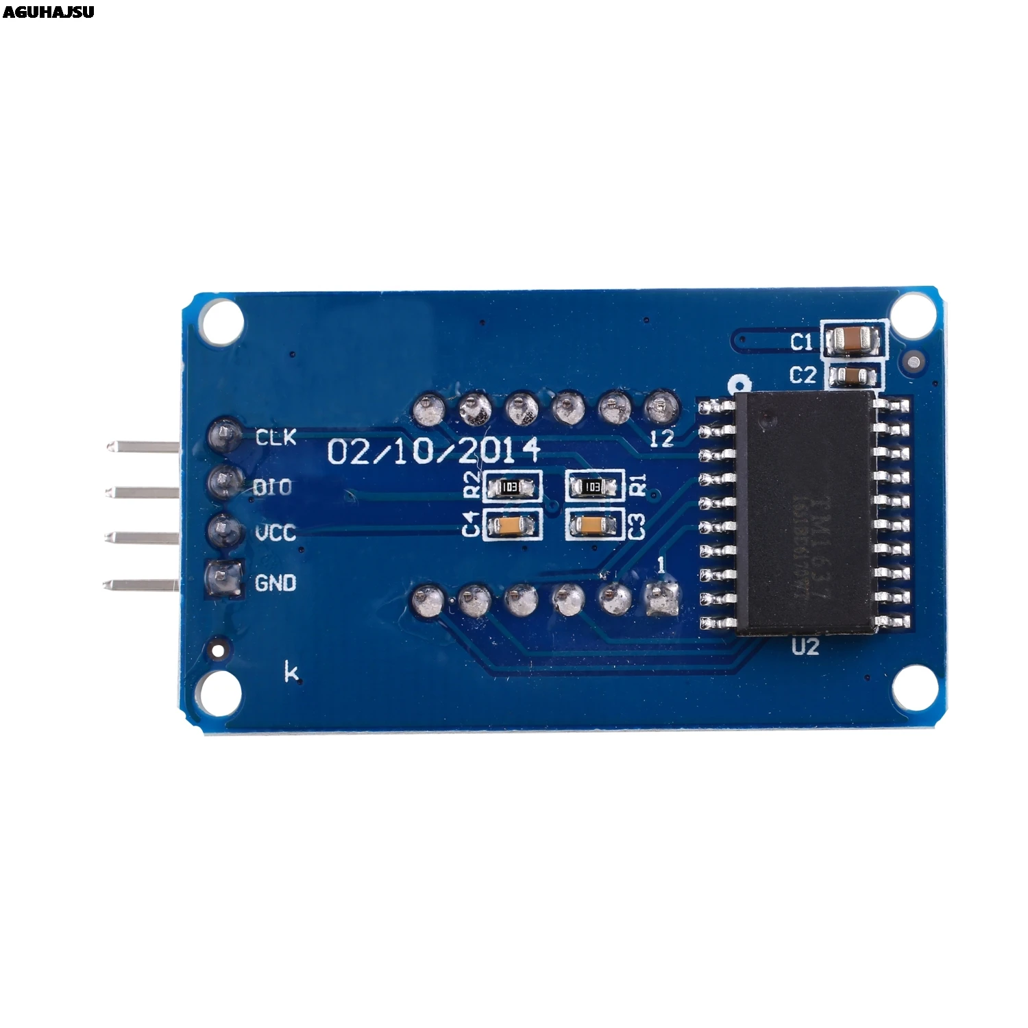 Модуль дисплея TM1637 для Arduino 7 сегментов 4 бита 1 5-дюймовые часы красная анодная