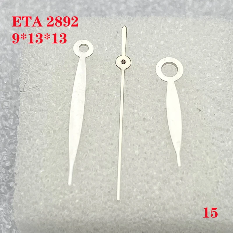 

Аксессуары для часов, 3 иглы для ETA 2892, размер механизма 9,0 мм * 13,0 мм * 13,0 мм, мужской № 015