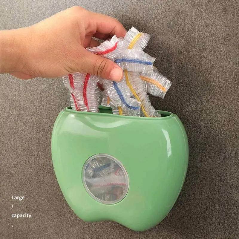 

Food Film Dispenser 100Pcs Food Covering Wraps And Container Keeping Lid Covers For Bowls With Organizer Large Capacity Design