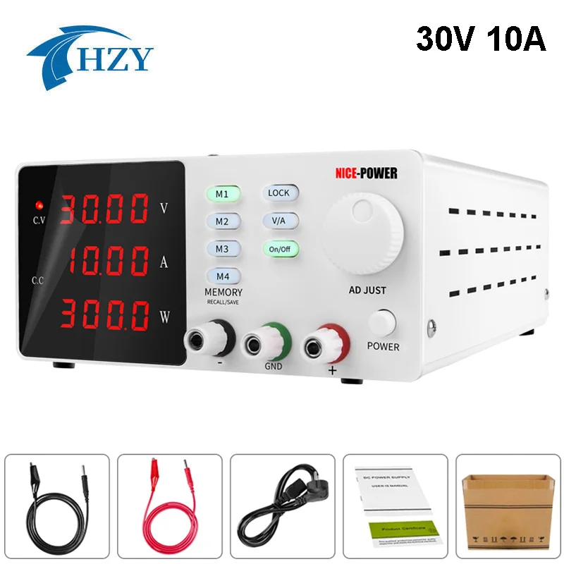 

DC Power Supply Laboratory Switching Power Supply Adjustable 120V 3A Variable Voltage Regulator Stabilizer Bench Source DIY Tool