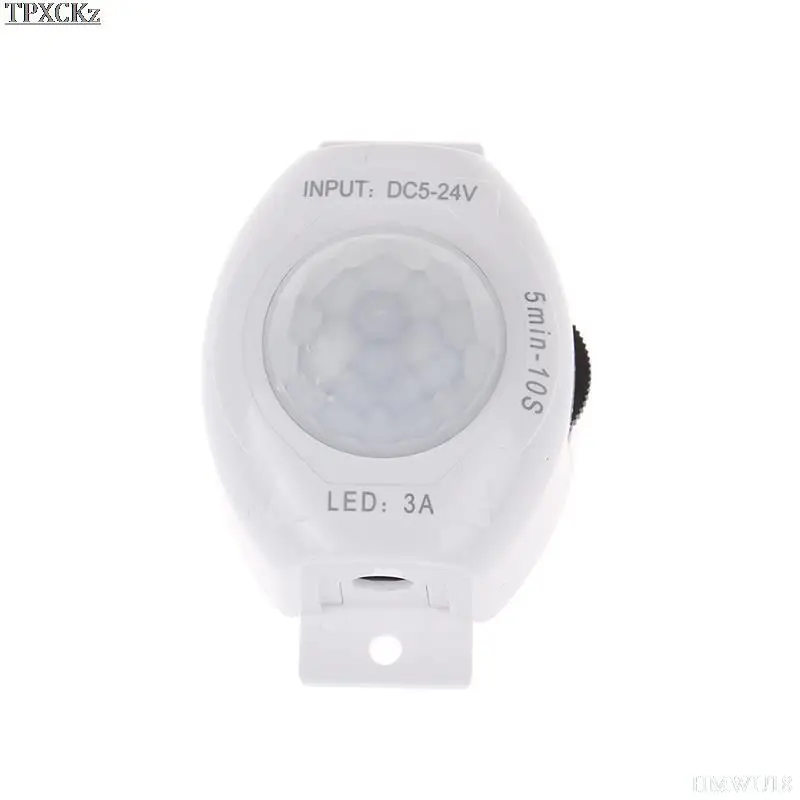 

5V 12V PIR Motion Sensor Light Switch Motion Sensor DC Movement Detector Activated Timer Automatic Switch ON OFF LED Light Bar