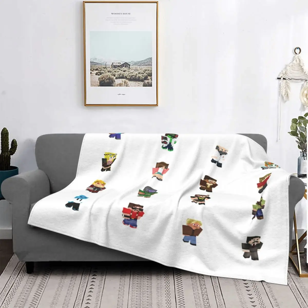 Hermitcraft одеяло, покрывало на кровать, искусственная кровать, двуспальная кровать, детское одеяло