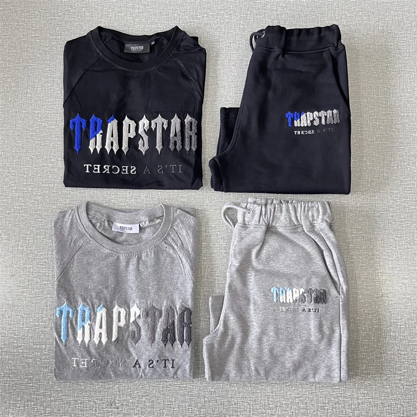 

Футболка Luxry Мужская/Женская трапециевидная с вышивкой, комплект из футболки и шорт с надписью, лето 2023