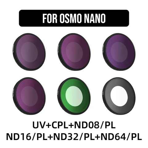 Набор фильтров для DJI OSMO Nano  XEHOME