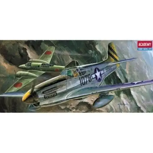 

Academy Hobby 12441 Model Kit 1/72 P-51C (WWII) SW