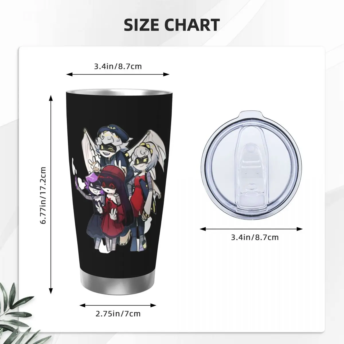 Изолированный стакан с соломинкой Для игры убийц дронов вакуумная Термокружка