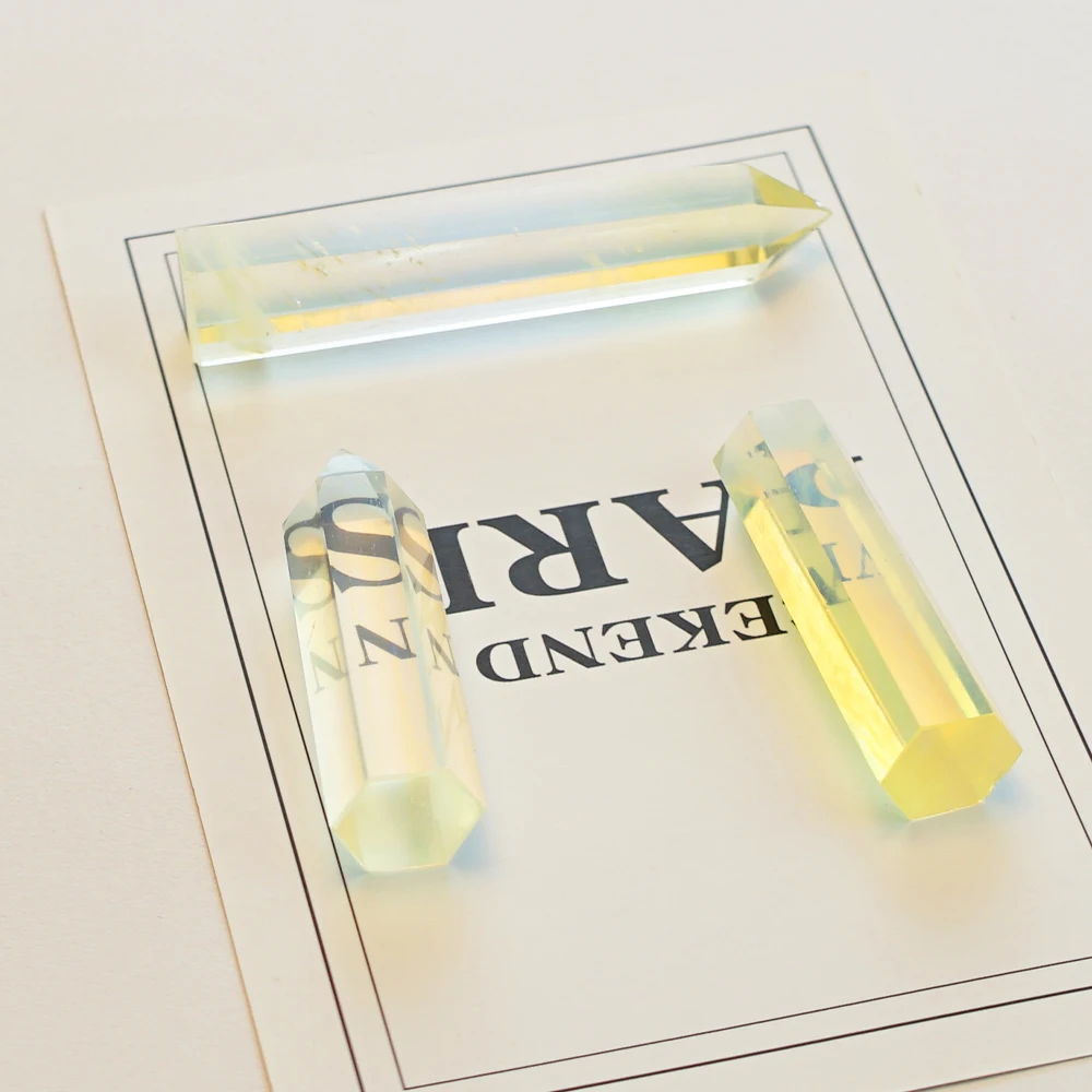 Natural Yellow Crystal Energy Column Obelisk Hand-polished Very Beautiful Gem Specimen Mineral DIY Gift Home Decoration