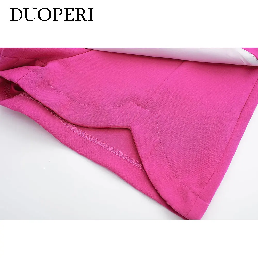 Юбка-шорты DUOPERI Женская ассиметричная модные простые элегантные короткие штаны