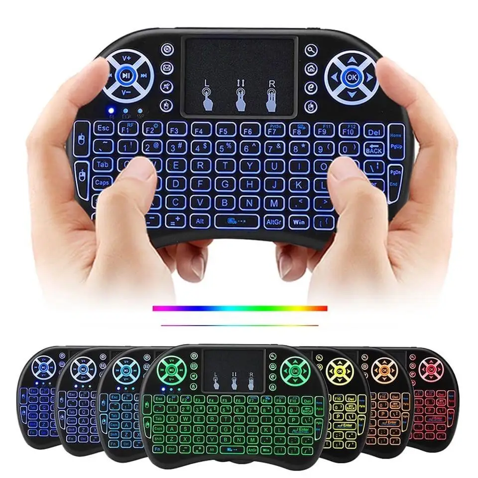 

Mini Teclado Controle Sem Fio Para Smart Tv Tv Box Pc