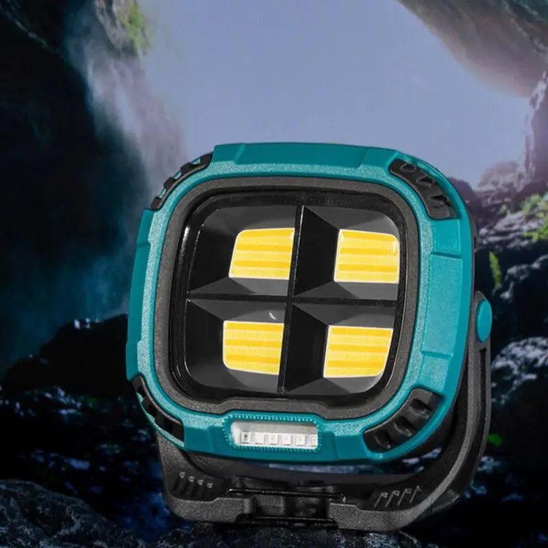 

Мини USB фонарь для кемпинга, магнитный портативный фонарь с регулируемой яркостью, зарядка Type-C, поворот на 180 градусов, подставка с крючком для ночной рыбалки