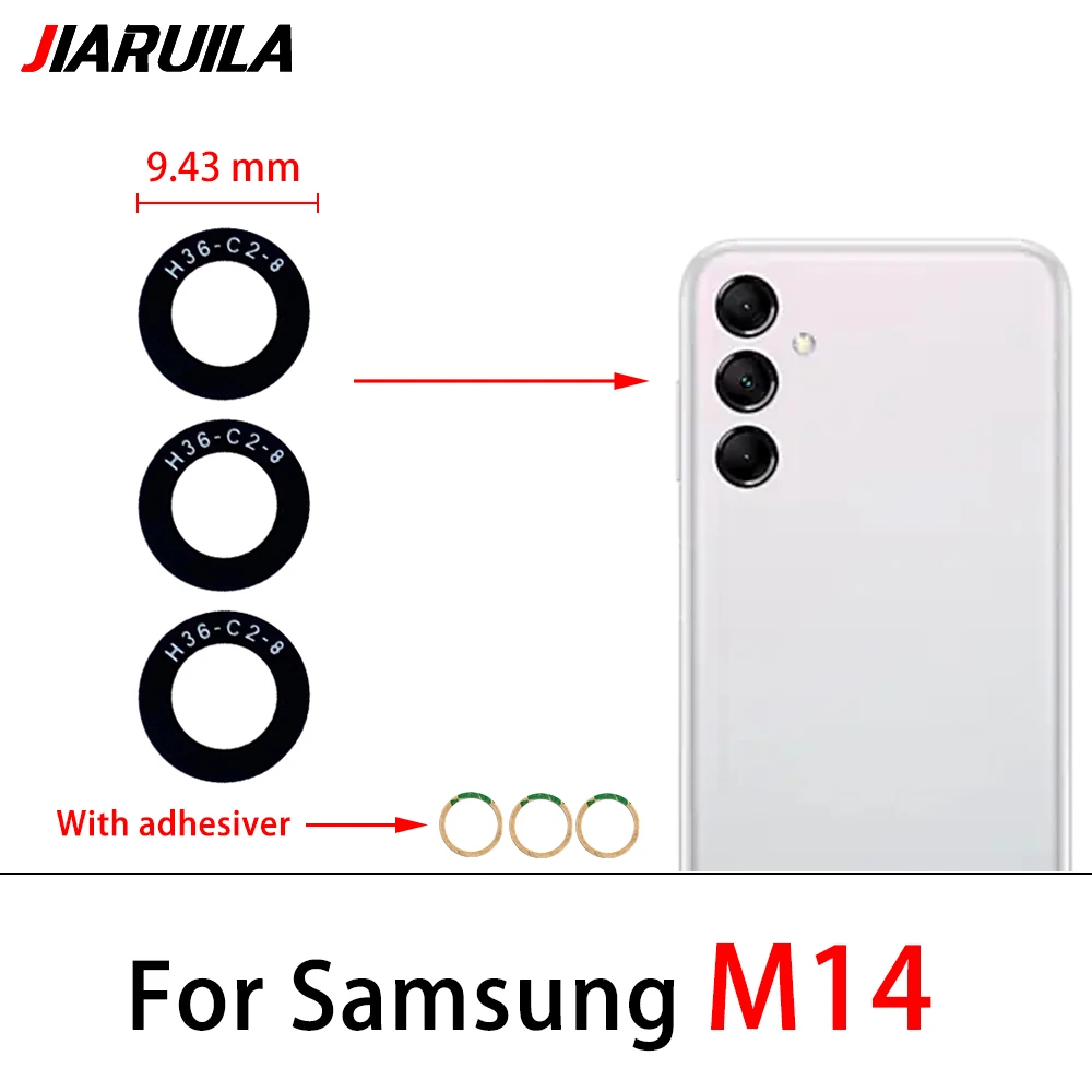 30 шт. новая стеклянная линза для Samsung M51 M21 M31S M10 M20 M30 M40 M14 M54 M53 задней камеры с