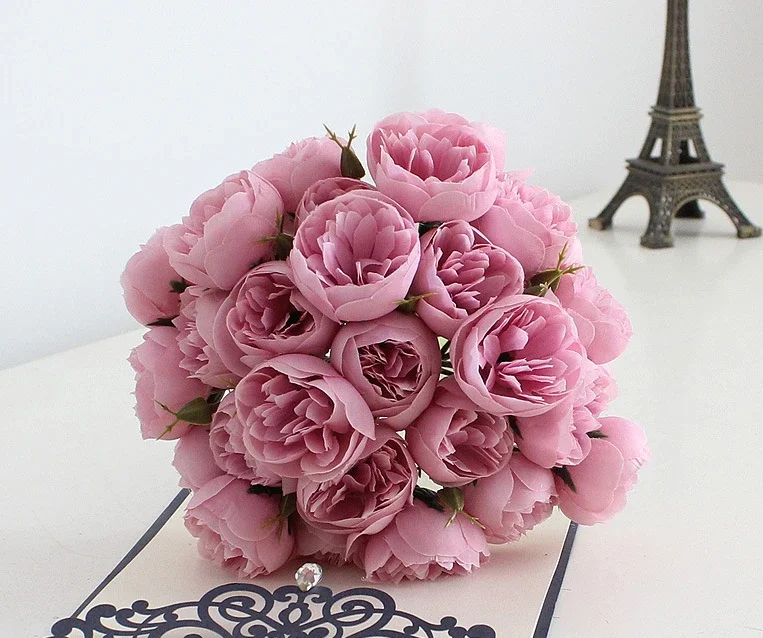 

Искусственные чайные розы Yaoshine