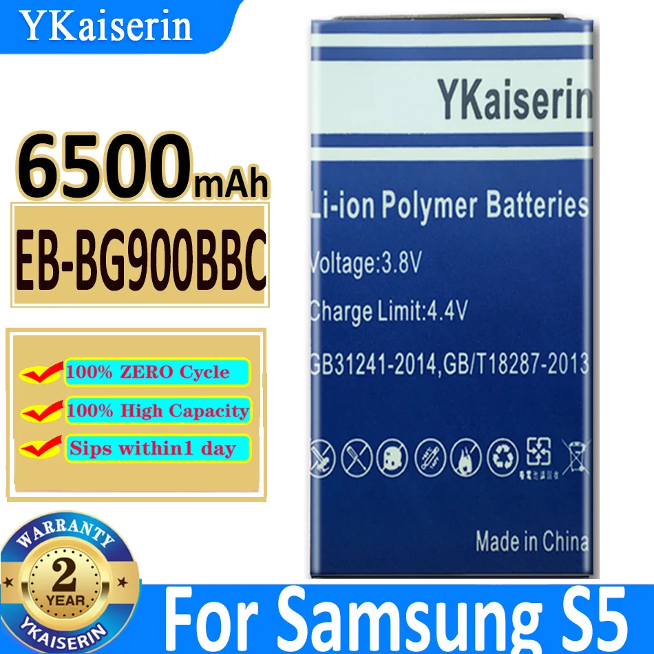 Аккумулятор для Samsung Galaxy S5 S6 S7 S8 S3 S4 Edge G950F G930F G920F G900F G925F G935F I9300 I9500 I9301 G955 Bateria - купить