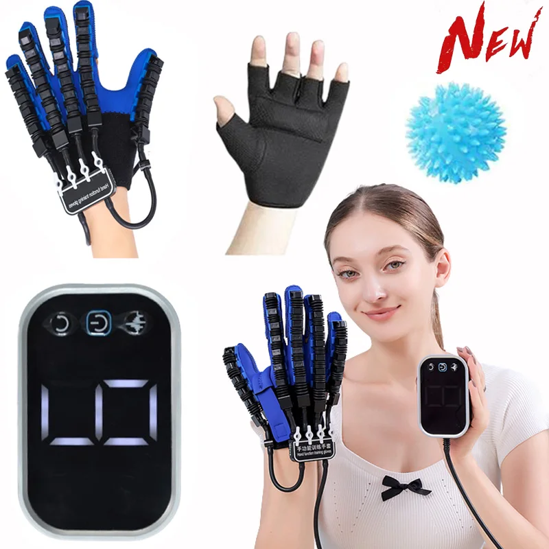 

Protable Rehabilitation Robot Gloves Stroke Hemiplegia Cerebral Infarction Training Device Finger Exerciser Hand Function Recove