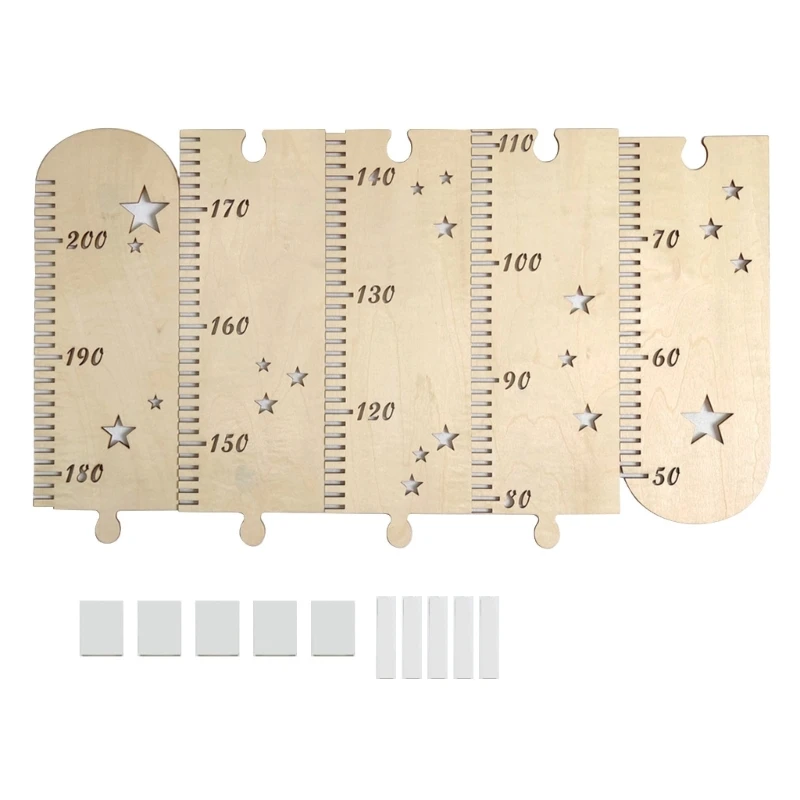 

1Set Kids Height Growth Chart Ruler Children Bedroom Dormitory Household N84C