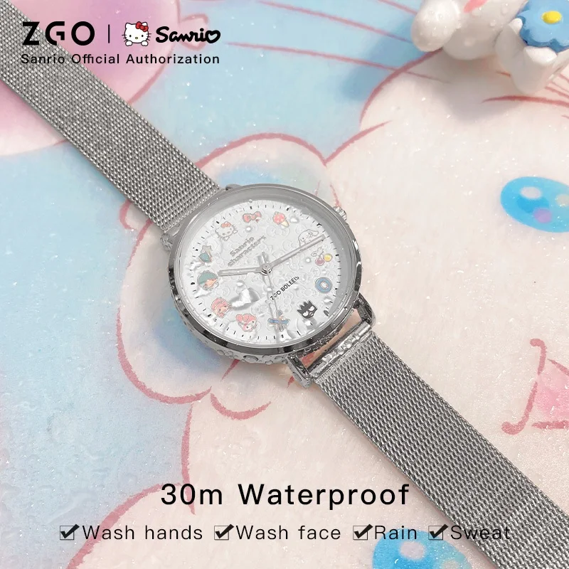 Женские часы ZGO Sanrio Hello Kitty. Для учащихся младших классов. С ощущением дизайна.