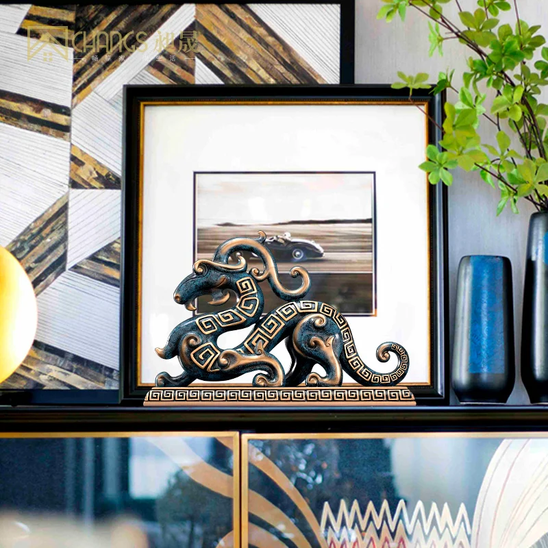 Антикварные поделки украшения для гостиной китайское открытое Подарочное