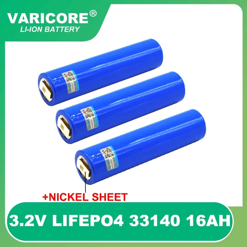 VariCore-Batería Para patinete eléctrico, 33140, 3,2 v, 15Ah, lifepo4, 3,2 V, para diy, 12v, 24V, 36V, 48V, 20AH, 30AH