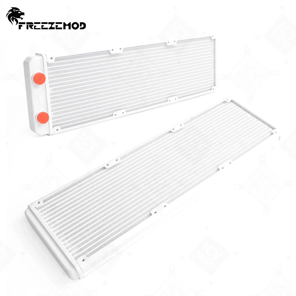 FREEZEMOD 360 мм белый радиатор 18 шт. труба алюминиевый G1/4 резьбовой интерфейс ПК