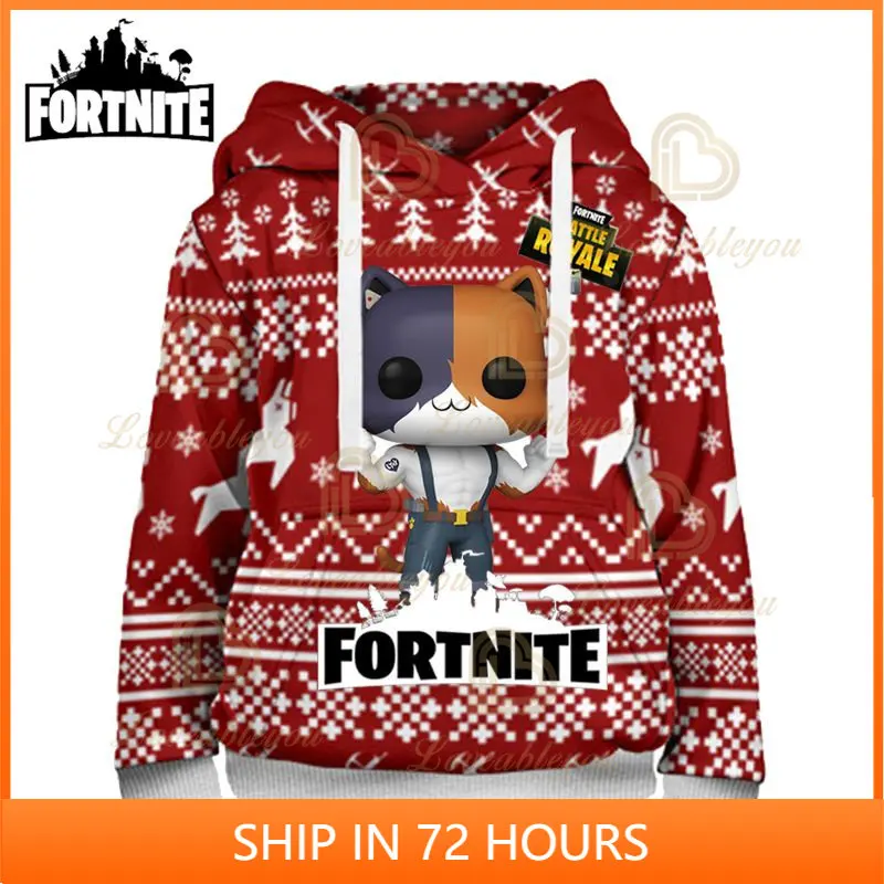 

Hero Hoodie Sweatshirt Child Wear Fortnite Victory Long Sleeve Tops Boys Christmas Kids Battle Royale 3d Boys Girls Harajuku