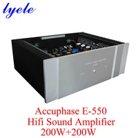 lyele audio accuphase e 550 hifi stereo amplifier high power 200w2 8ohms high end amplifier audio hifi home pure power amp