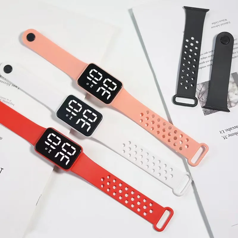 

Fashion Simple Digital Casual LED Electronic Watch Waterproof Sports Watches for Women Men Children Watches Clock Reloj Mujer
