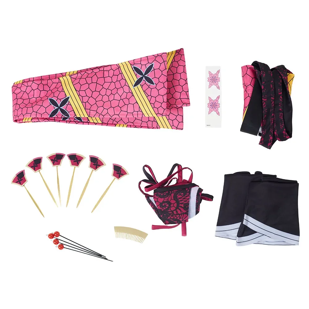 Ролевая игра Kimetsu No Yaiba костюм даки для косплея наряды взрослых женщин и девочек