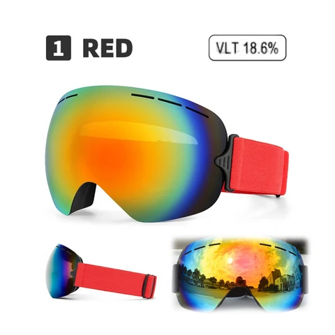 Лыжные очки LEATT, унисекс, сферические линзы для взрослых, прозрачные цвета, несколько вариантов