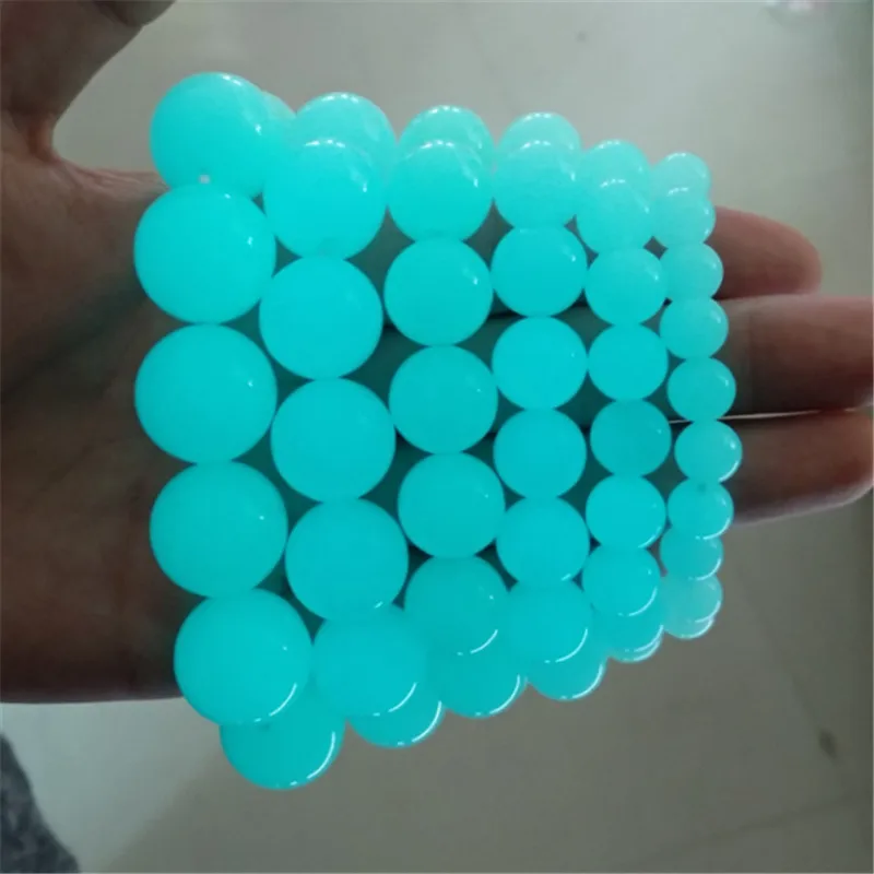 

Dropshipping Glowing In The Dark Beads Yoga Bracelet Men Women Fashion Jewelry Luminous Stone Bracelets Bangles Best Gifts