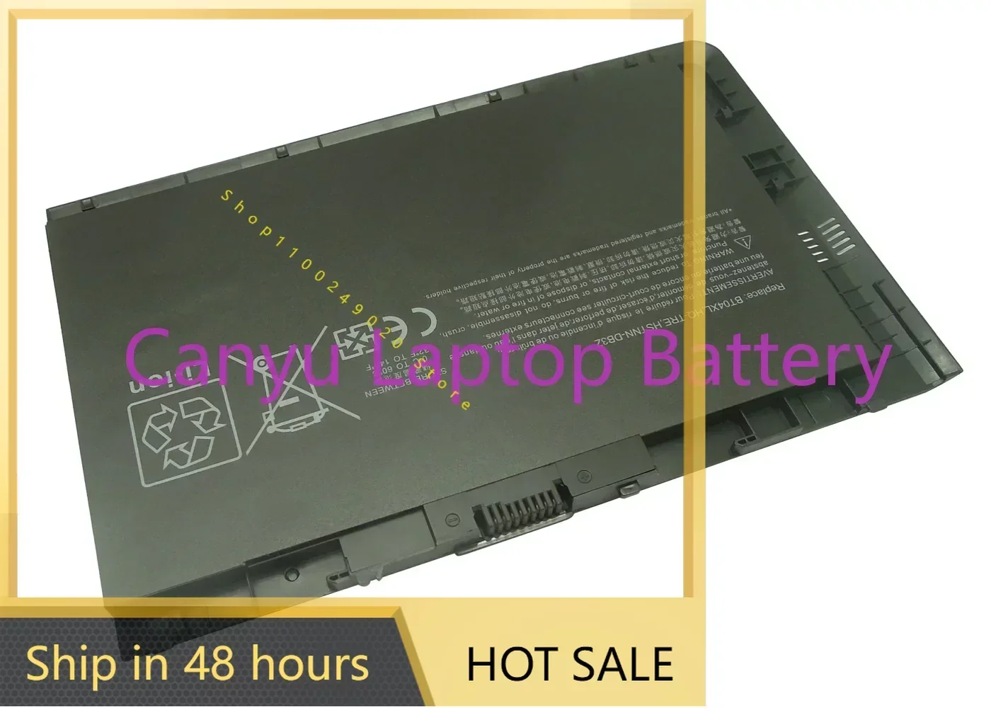 2024 для HP Folio 9470m 9480m Ba06xl Ba06 Bt04xl аккумулятор ноутбука