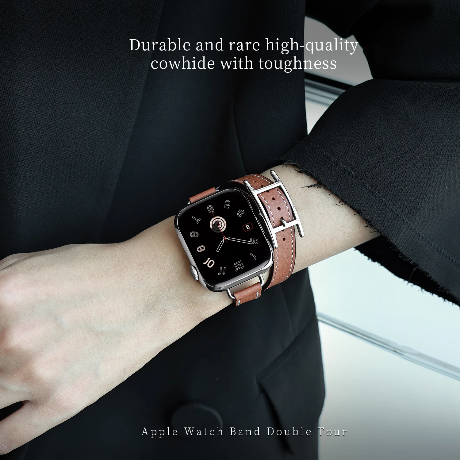 Новый ремешок Double Tour Hapi Attelage для Apple Watch Ultra 2, ремешок серии 10, 9, 8, 7, 6, Se 5, 42 мм, 45 мм, 46 мм, 49 мм (art.: 3920cc99edd70) - 3920cc99edd70