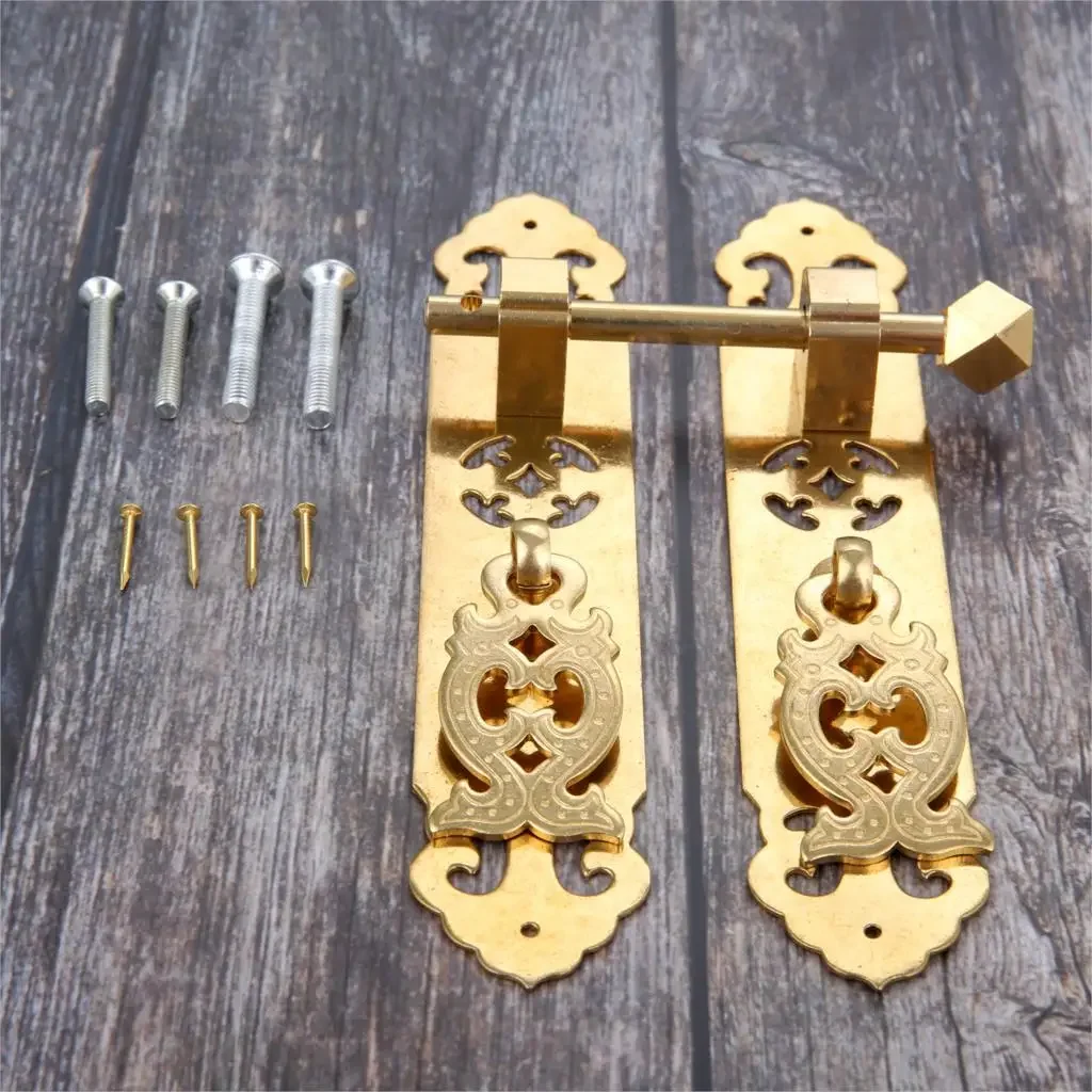 1 пара китайской антикварной мебельной ручки классический книжный шкаф ручка из