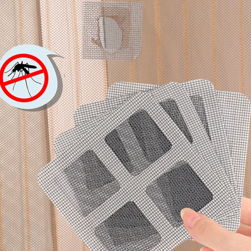 

Wall Fix Net Mesh Practical Stickers Broken Hole Home Adhesive Door Anti Mosquito Window Screen Repair Patch Bug Insect