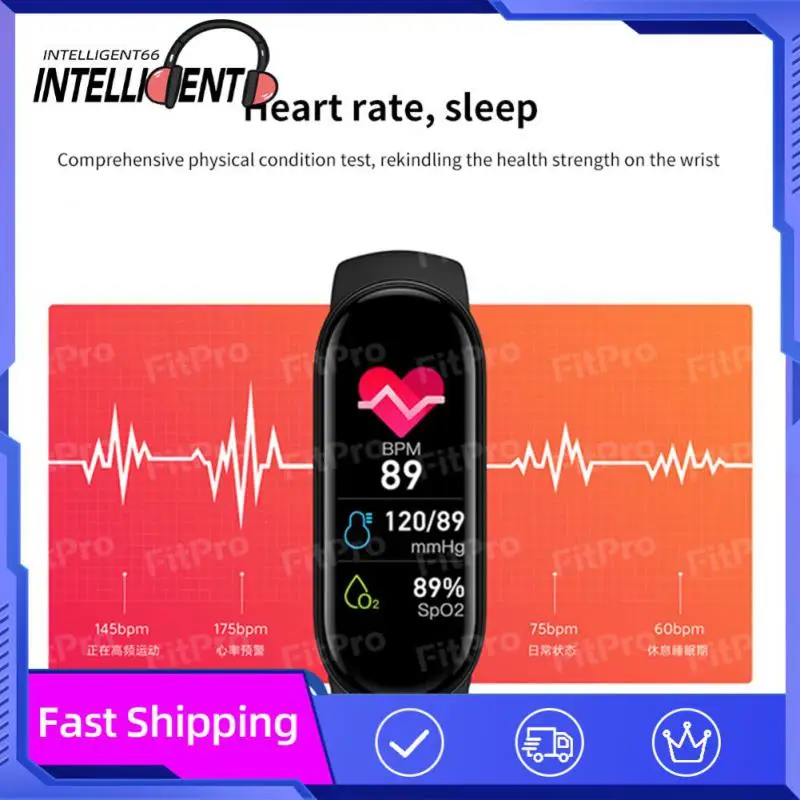 

Fitness Tracker Hd Large Screen Smart Bracelet Ip67 Waterproof Smartwatch Blood Pressure M7 Smart Watch For Phones