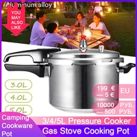345l aluminium alloy kitchen pressure cooker gas stove cooking energy saving safety protection outdoor camping cookware pan