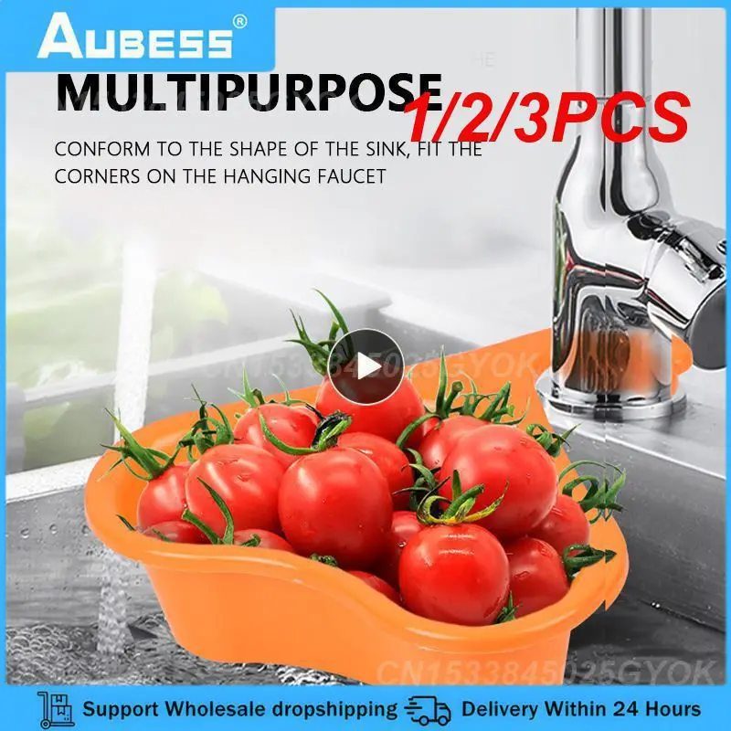 

1/2/3 шт., многофункциональная полка для фильтров для кухонной раковины