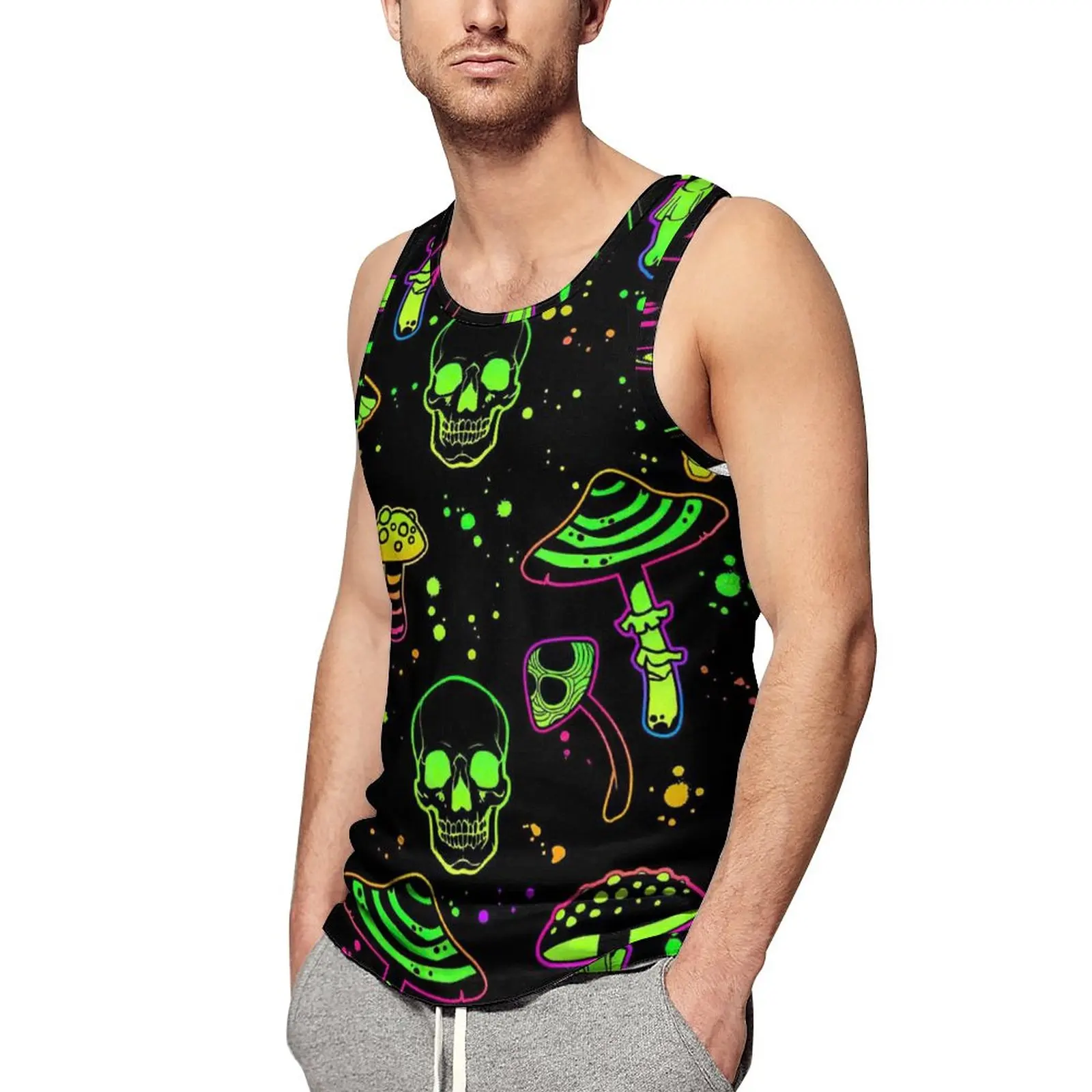 

2023 Hot Sale 3D Printed Tank Tops Men Summer Fashion Casual Sleeveless Shirts Harajuku Streetwear T-shirt