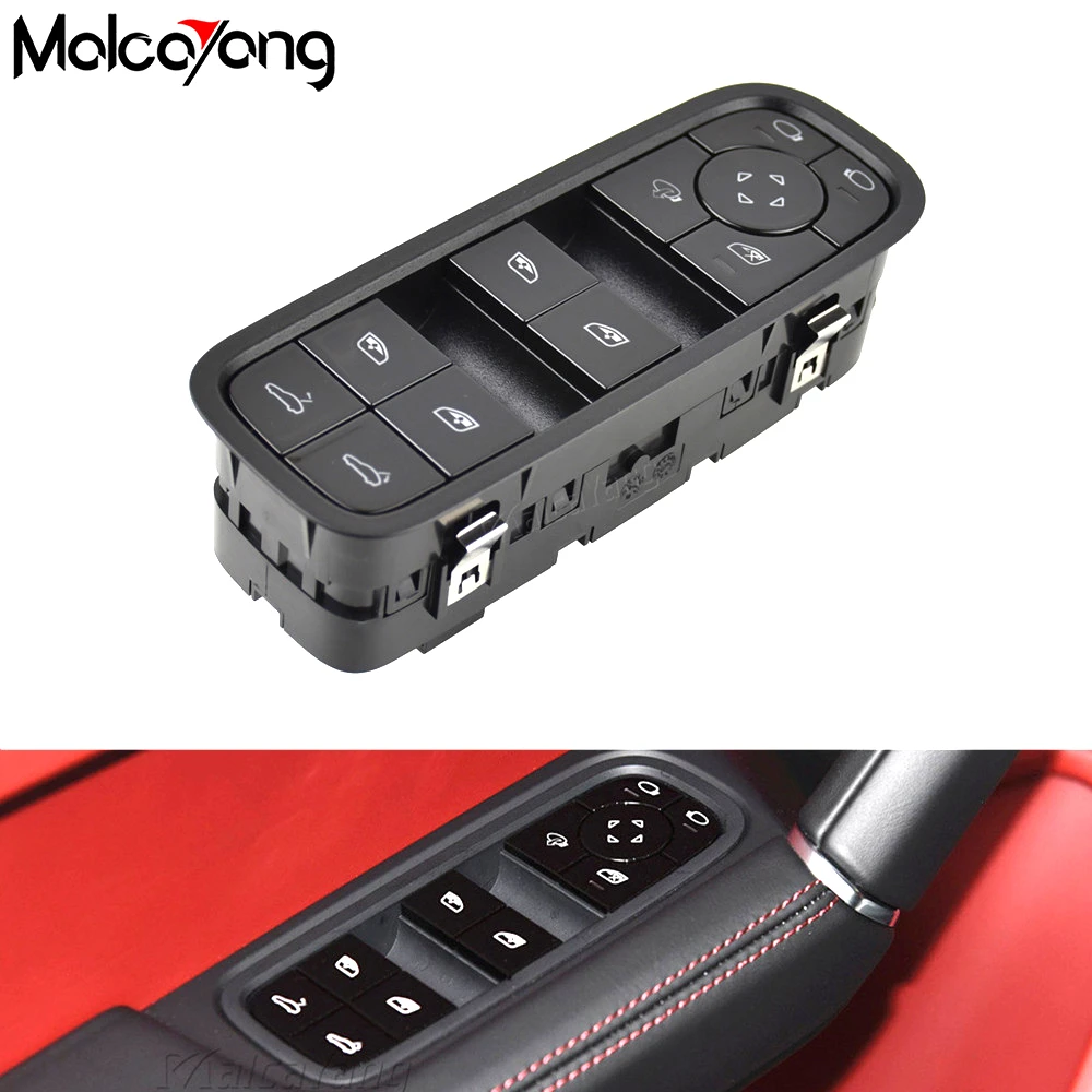 

Переключатель Стеклоподъемника Электрический Power Master 971959858CHUO 971959855CHUO для Porsche Panamera Cayenne 2017 2018 2019 2020
