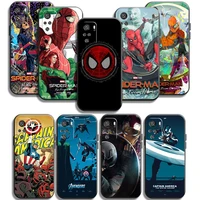 marvel spiderman phone cases for xiaomi redmi 7 7a 9 9a 9t 8a 8 2021 7 8 pro note 8 9 note 9t cases coque back cover soft tpu