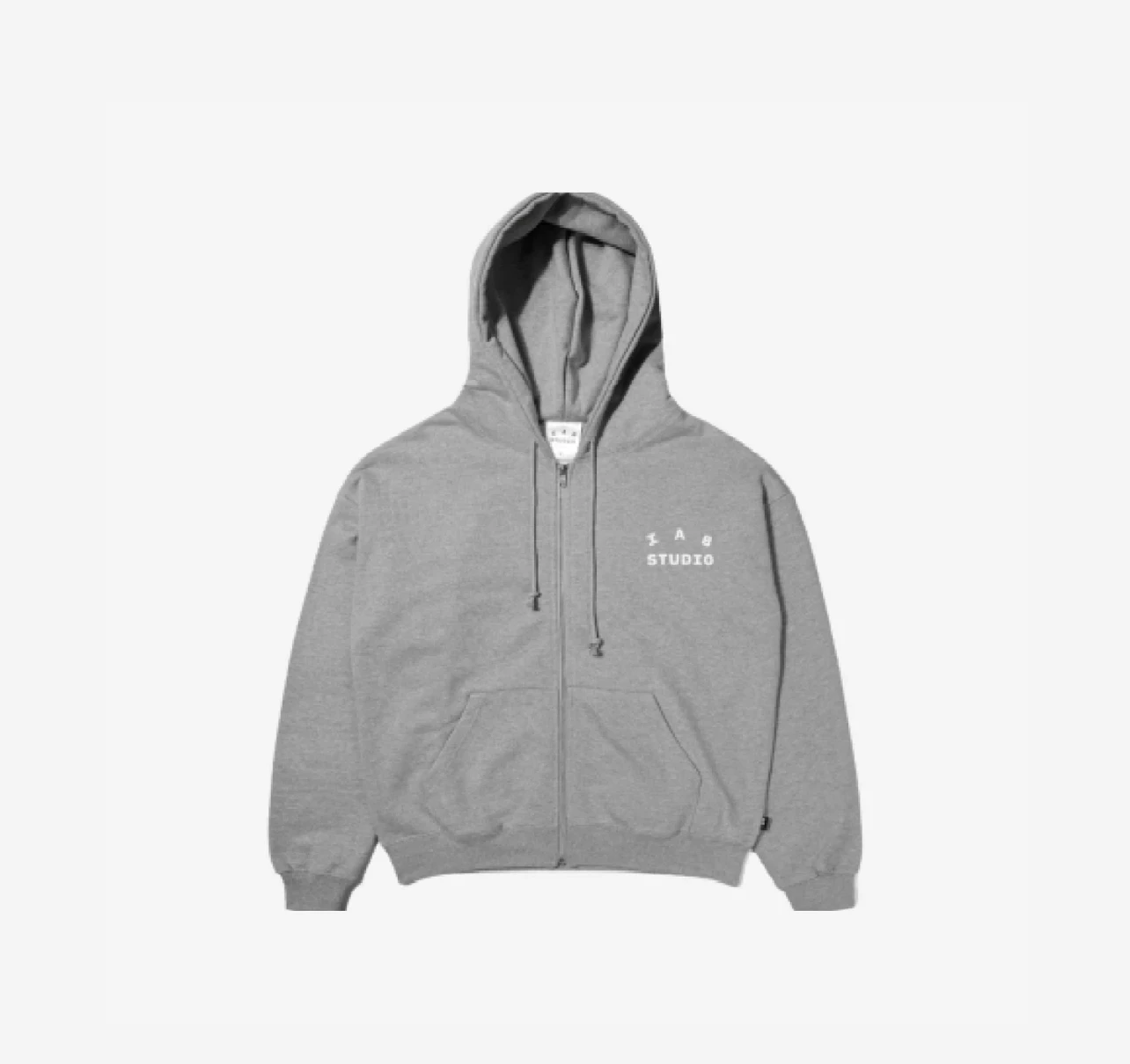 

말본 IAB Studio Hoodies Zipper Long Sleeve Gray Hooded Hoodies 케이스 Letter Printing Pullover Hoodie Pullover Oversize Tracksuit